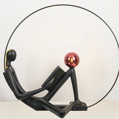 Reader Sculpture Floor Lamp