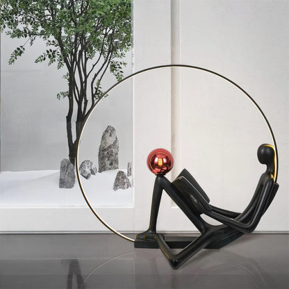 Reader Sculpture Floor Lamp