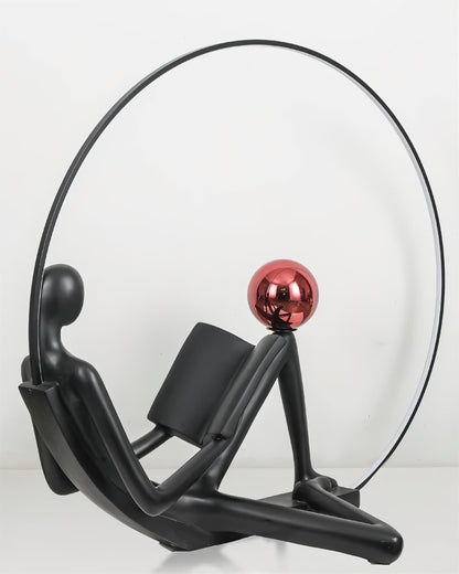 Reader Sculpture Floor Lamp