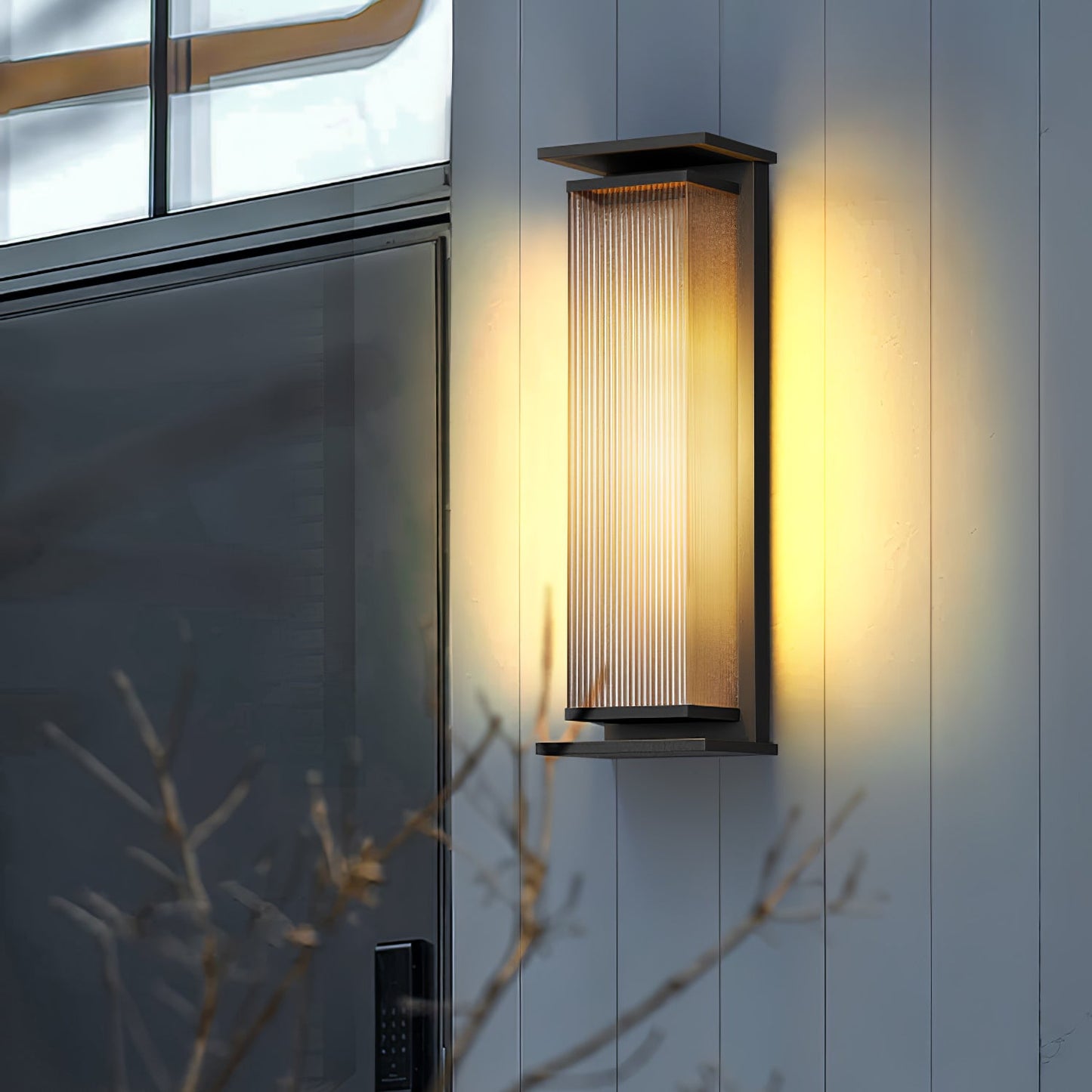 Rectangular Box Outdoor Wall Lamp