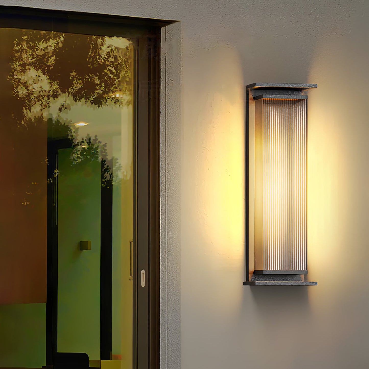 Rectangular Box Outdoor Wall Lamp