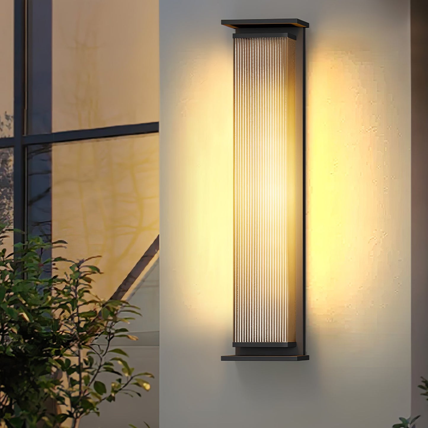 Rectangular Box Outdoor Wall Lamp