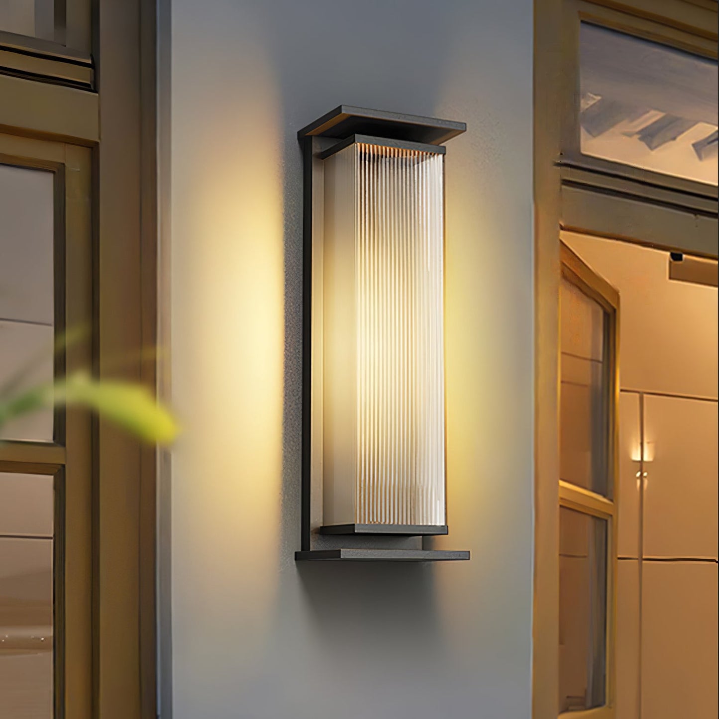 Rectangular Box Outdoor Wall Lamp