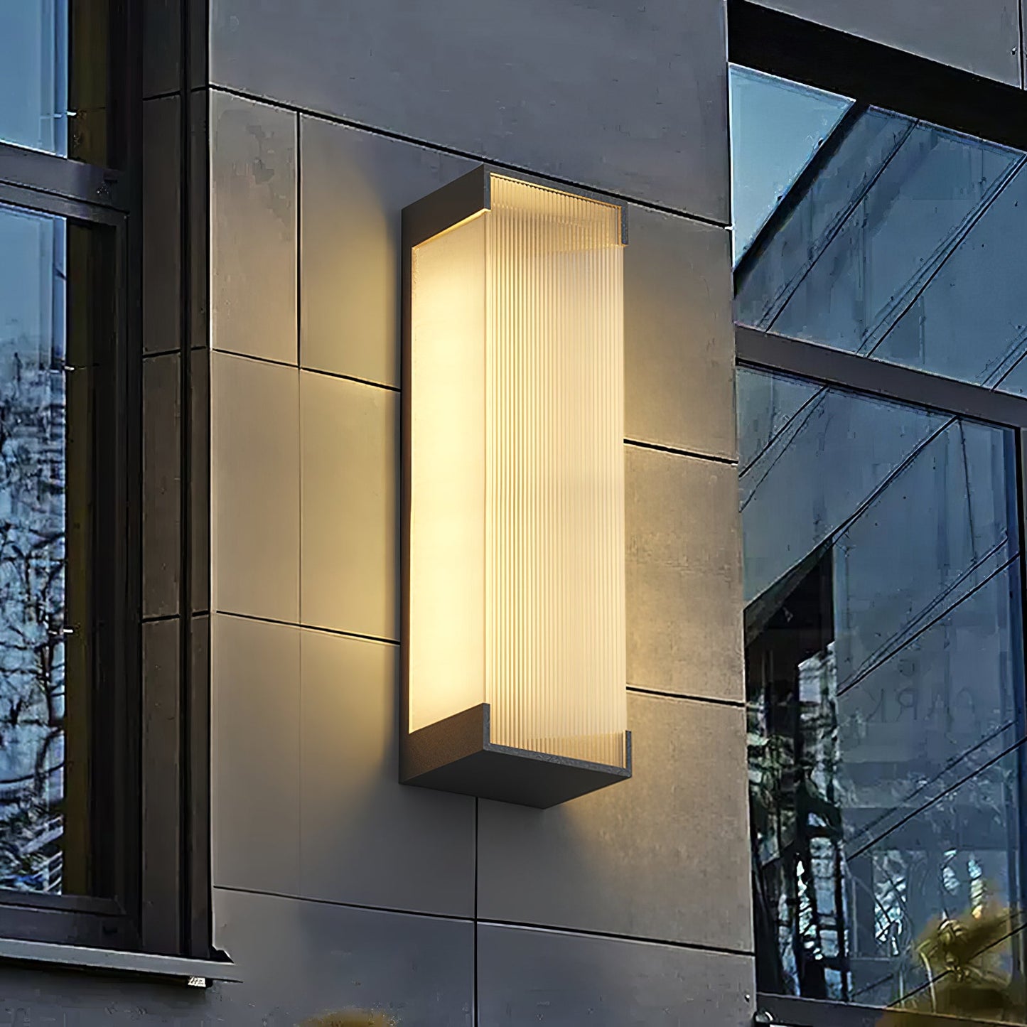 Rectangular Outdoor Wall Light