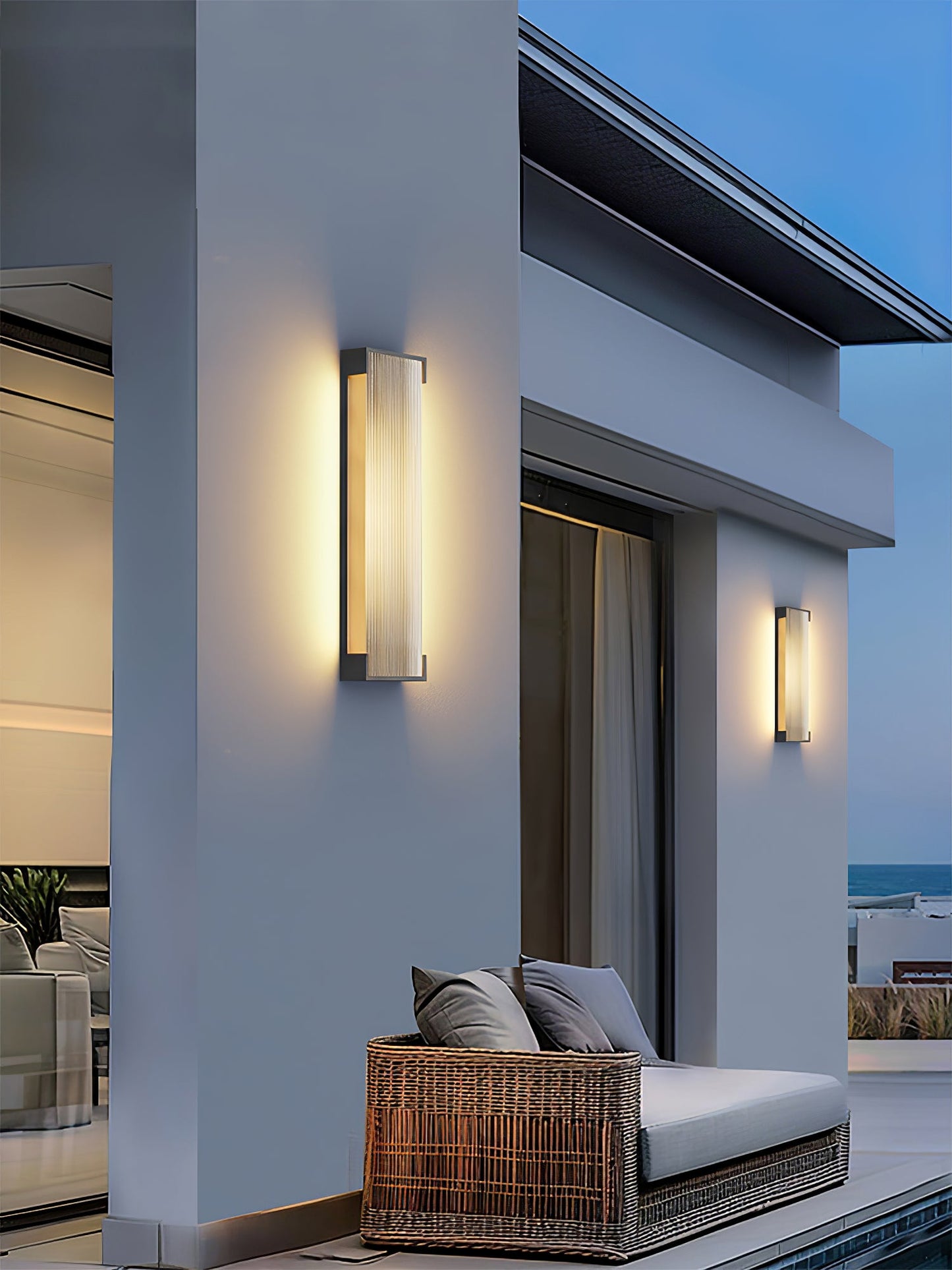 Rectangular Outdoor Wall Light