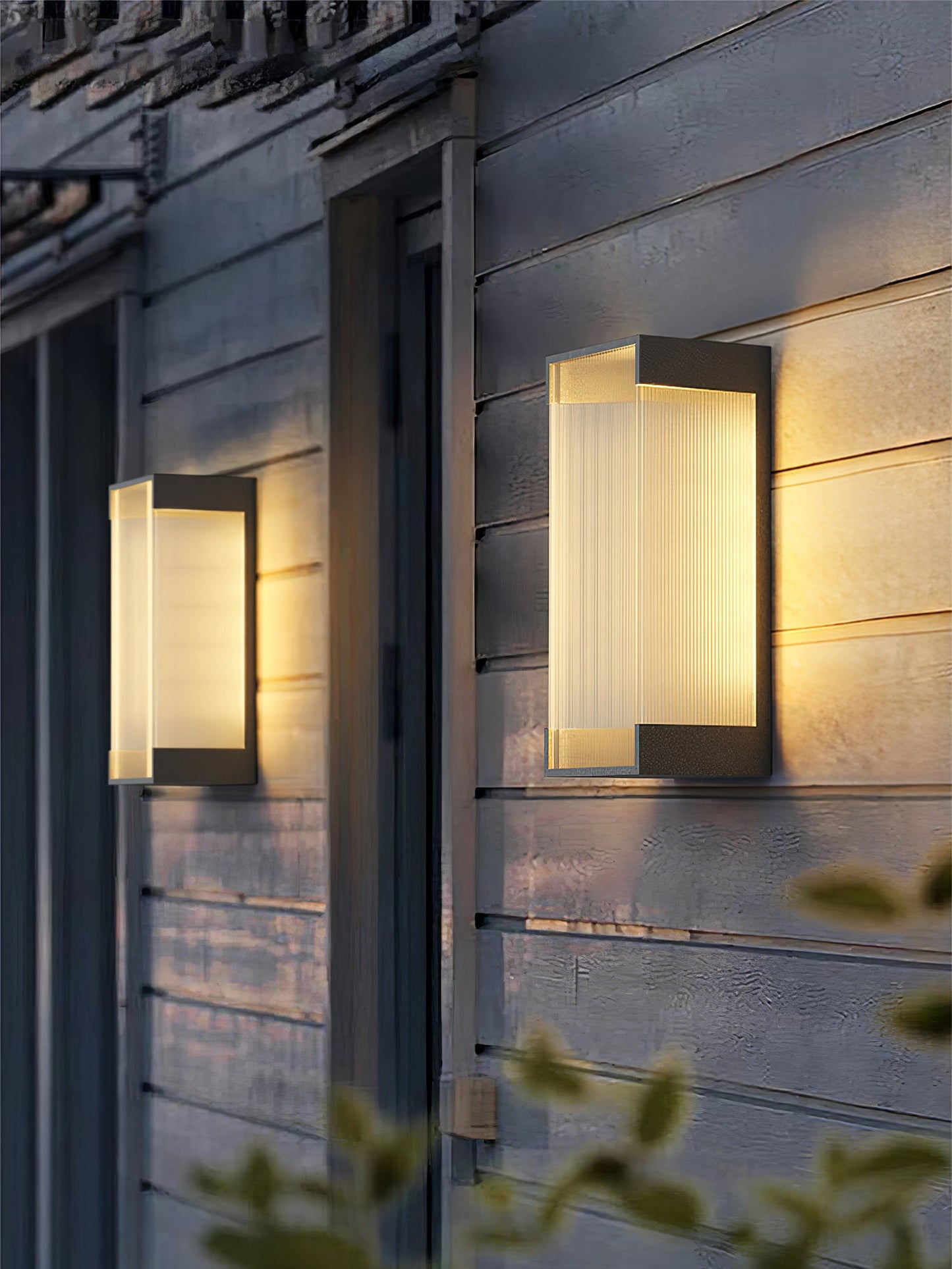 Rectangular Outdoor Wall Light