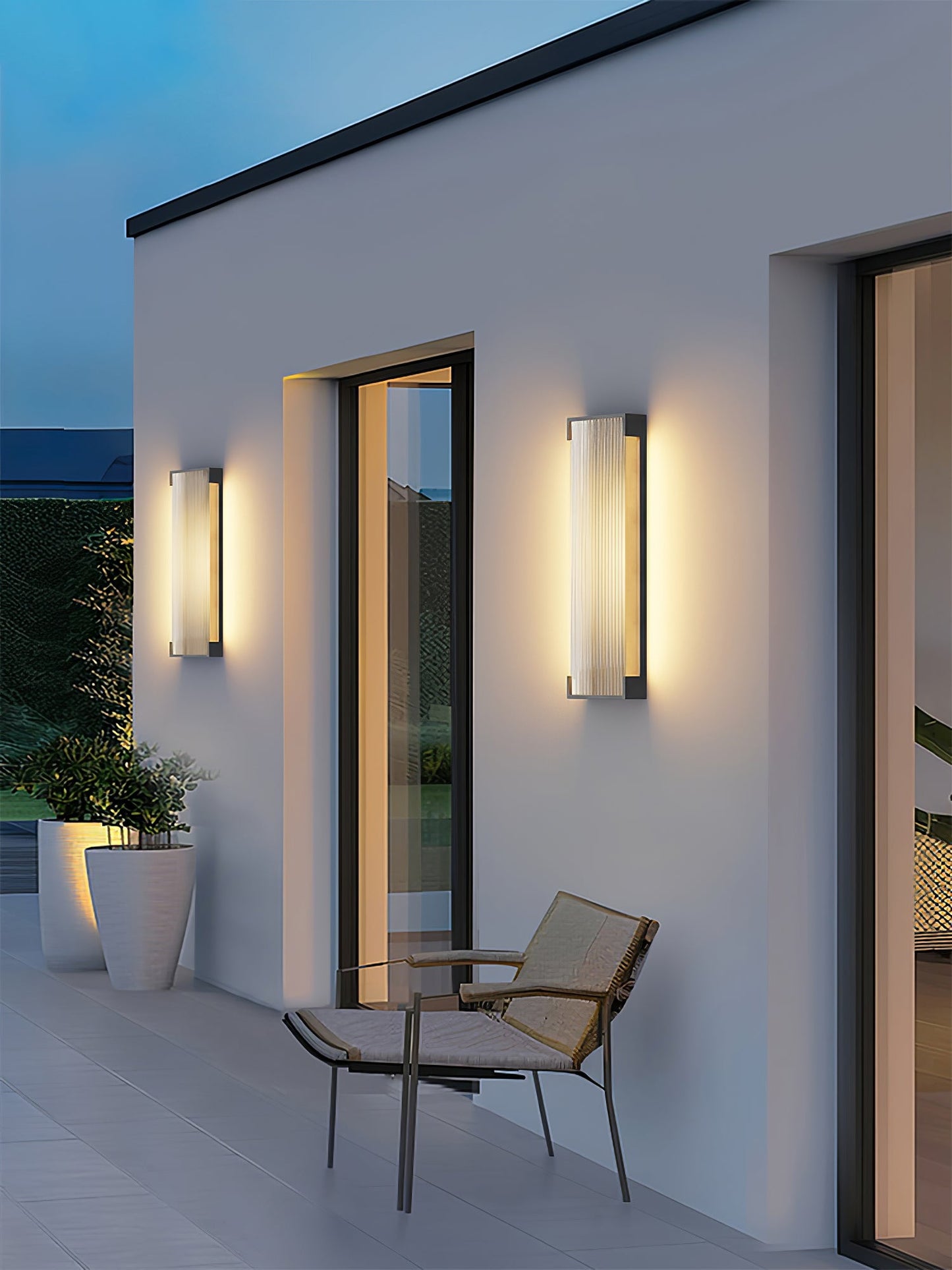 Rectangular Outdoor Wall Light