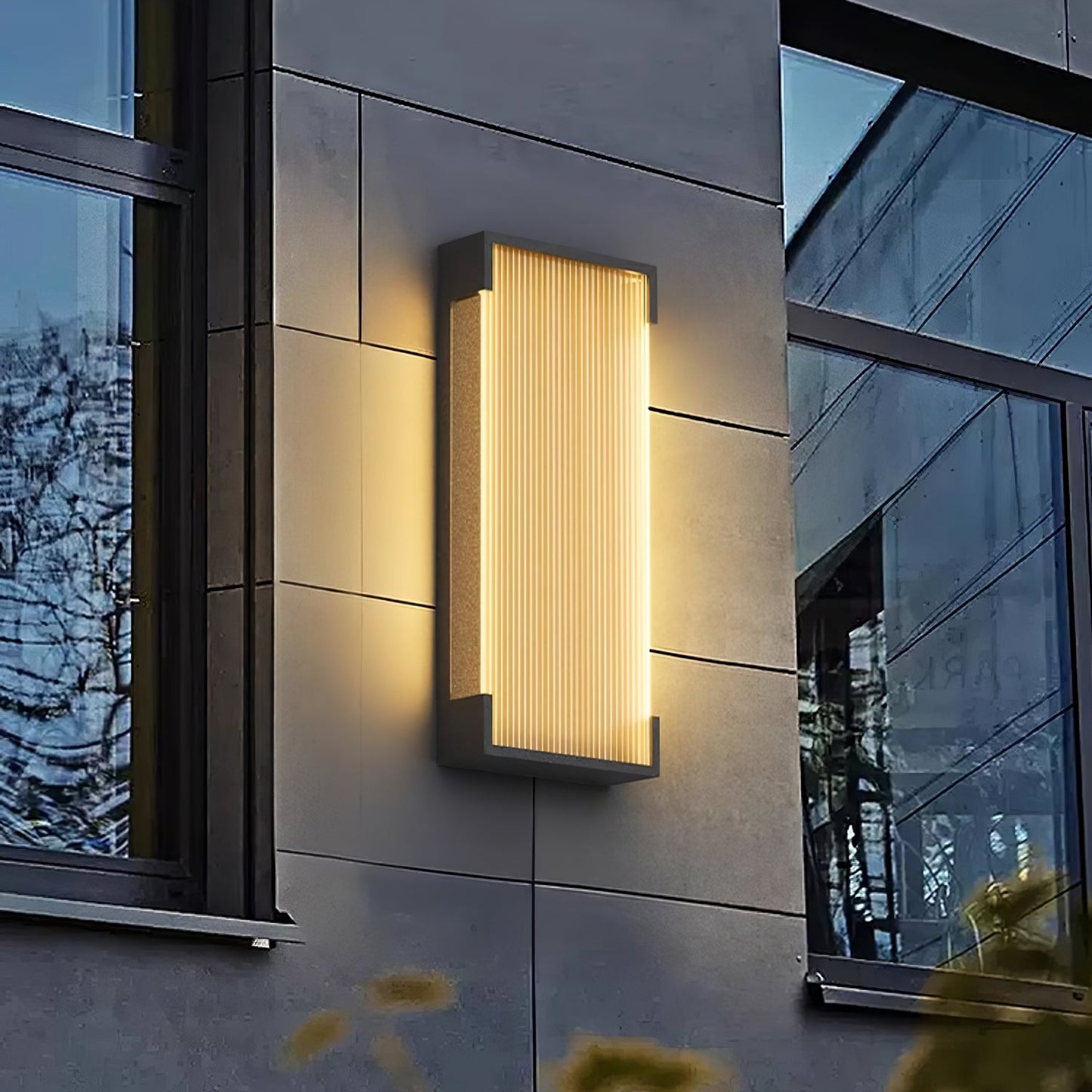 Rectangular Outdoor Wall Light