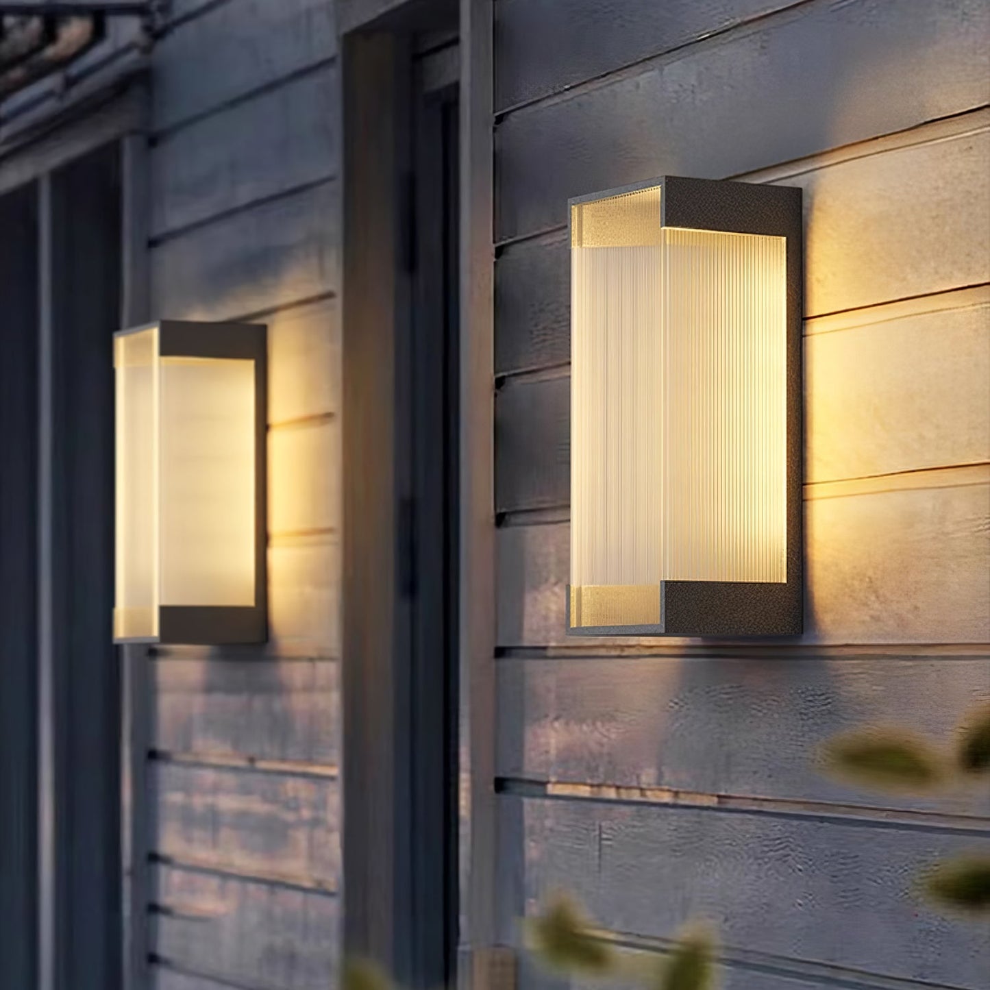 Rectangular Outdoor Wall Light