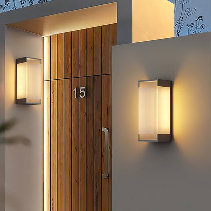 Rectangular Outdoor Wall Light