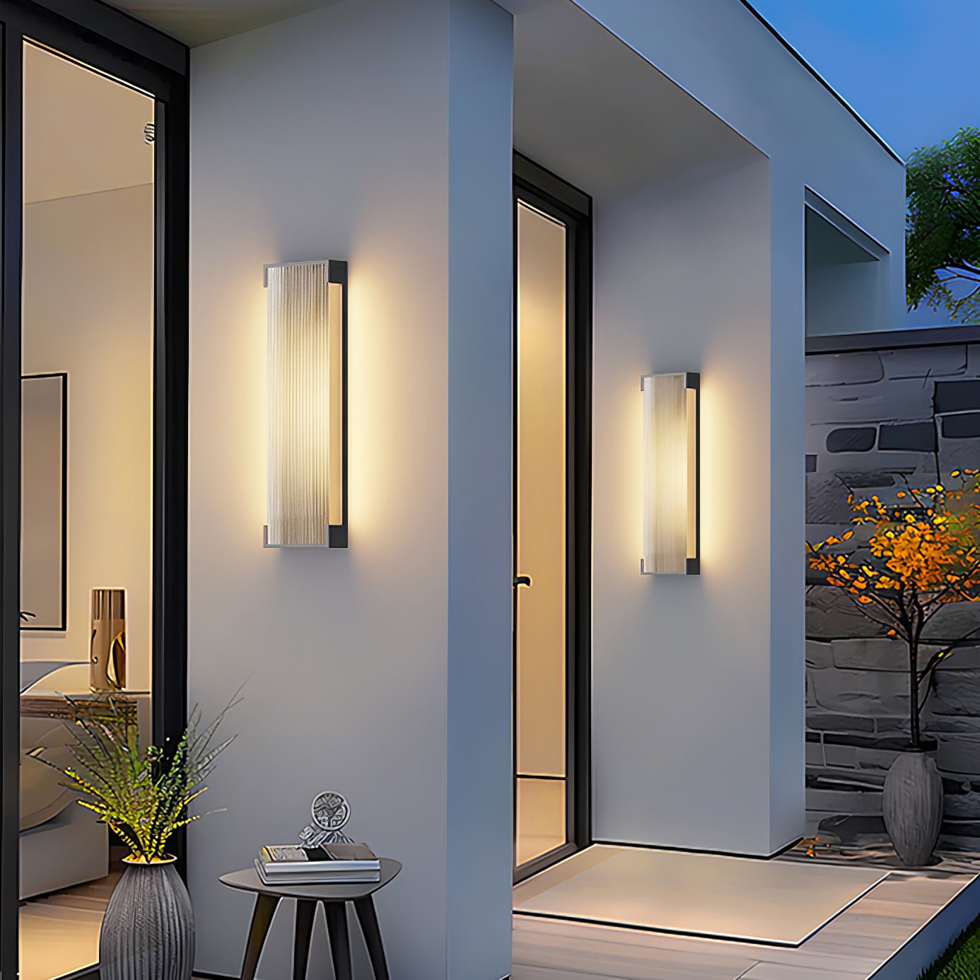 Rectangular Outdoor Wall Light