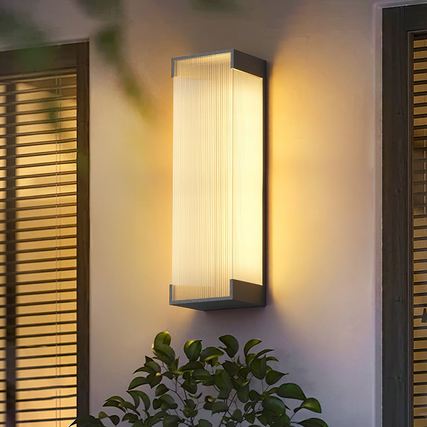 Rectangular Outdoor Wall Light