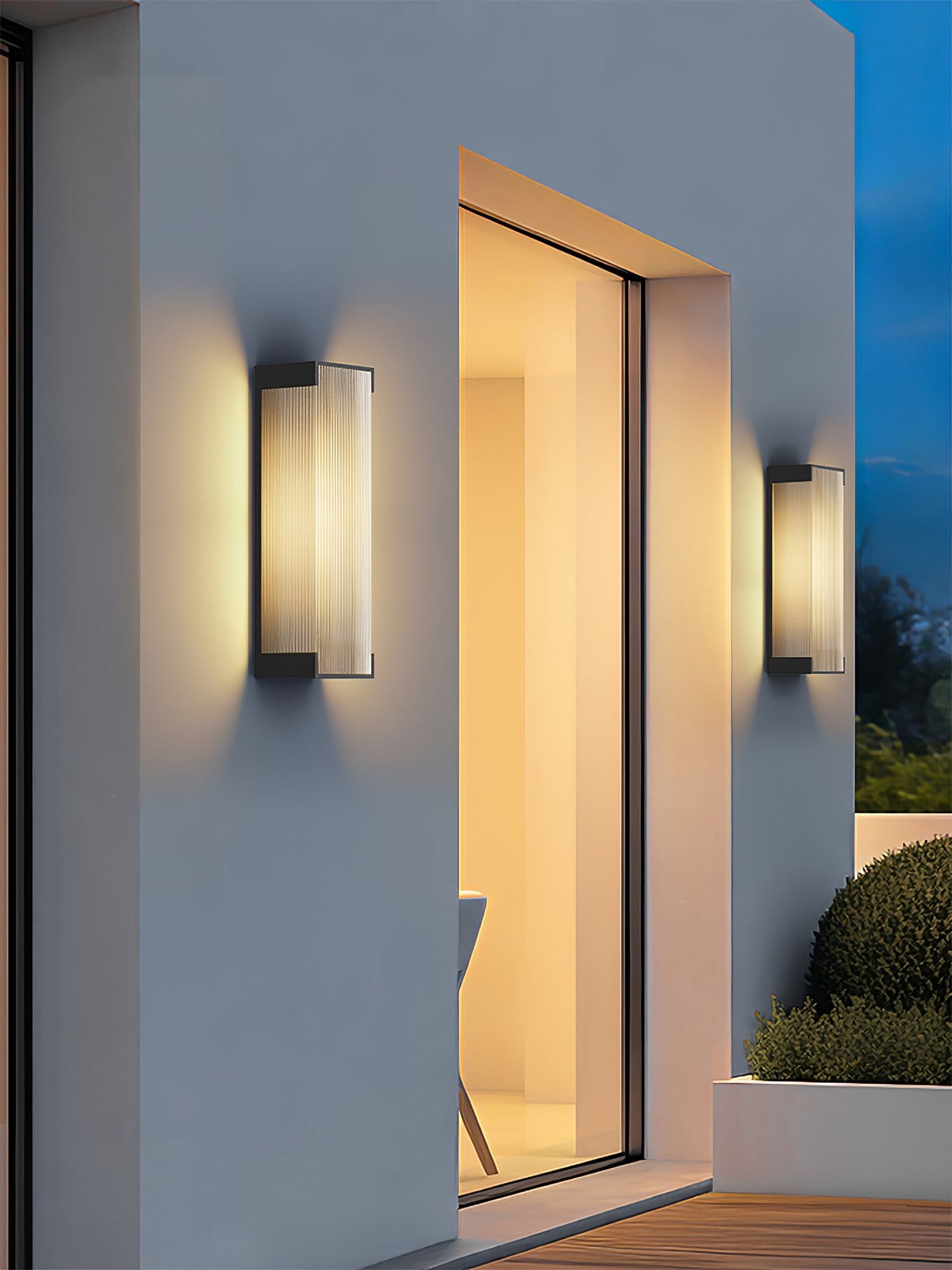 Rectangular Outdoor Wall Light