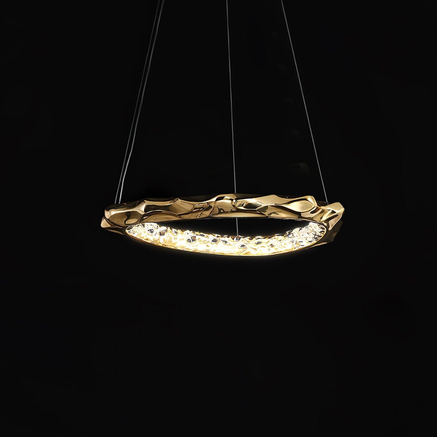 Resin Circlet Brass Pendant Lamp
