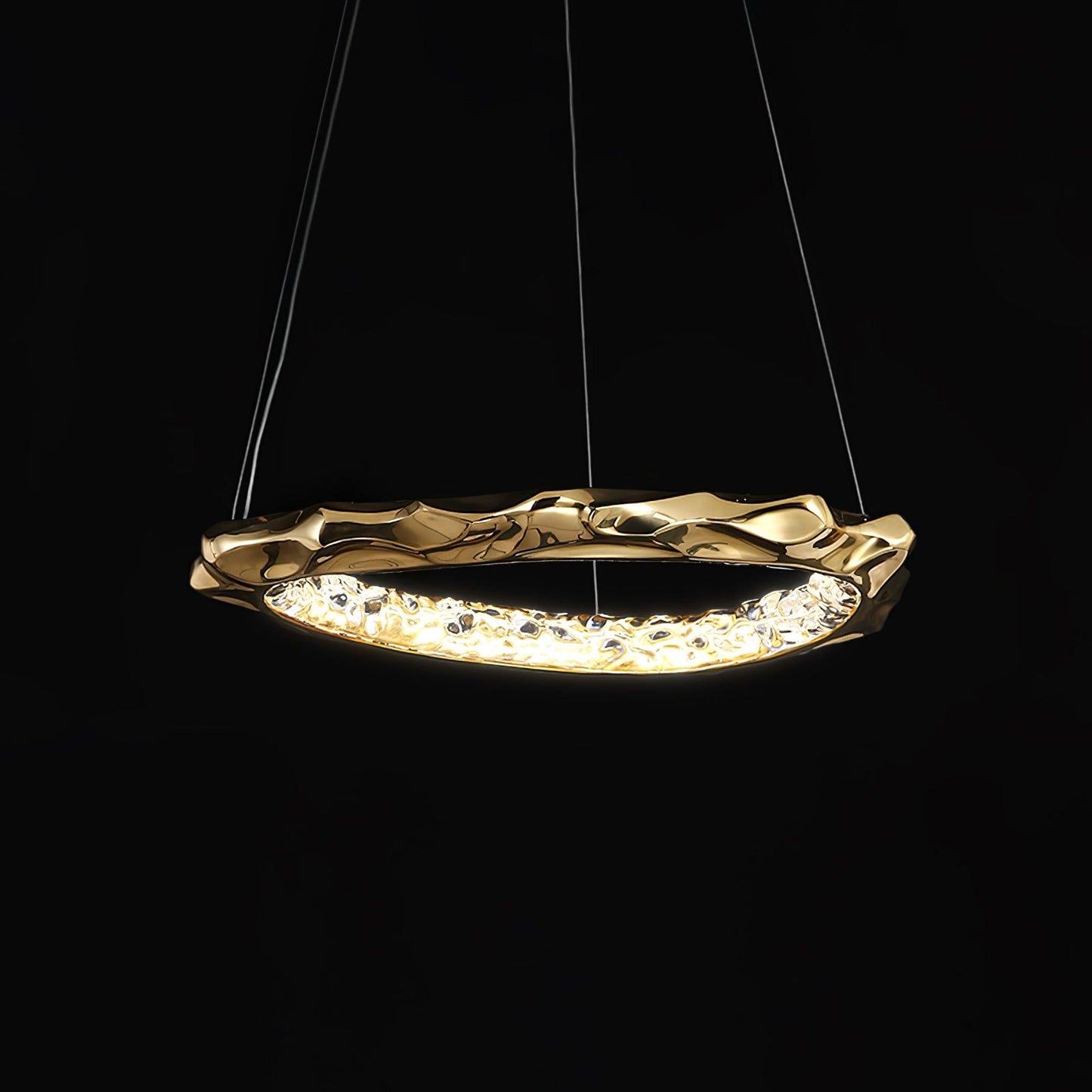 Resin Circlet Brass Pendant Lamp