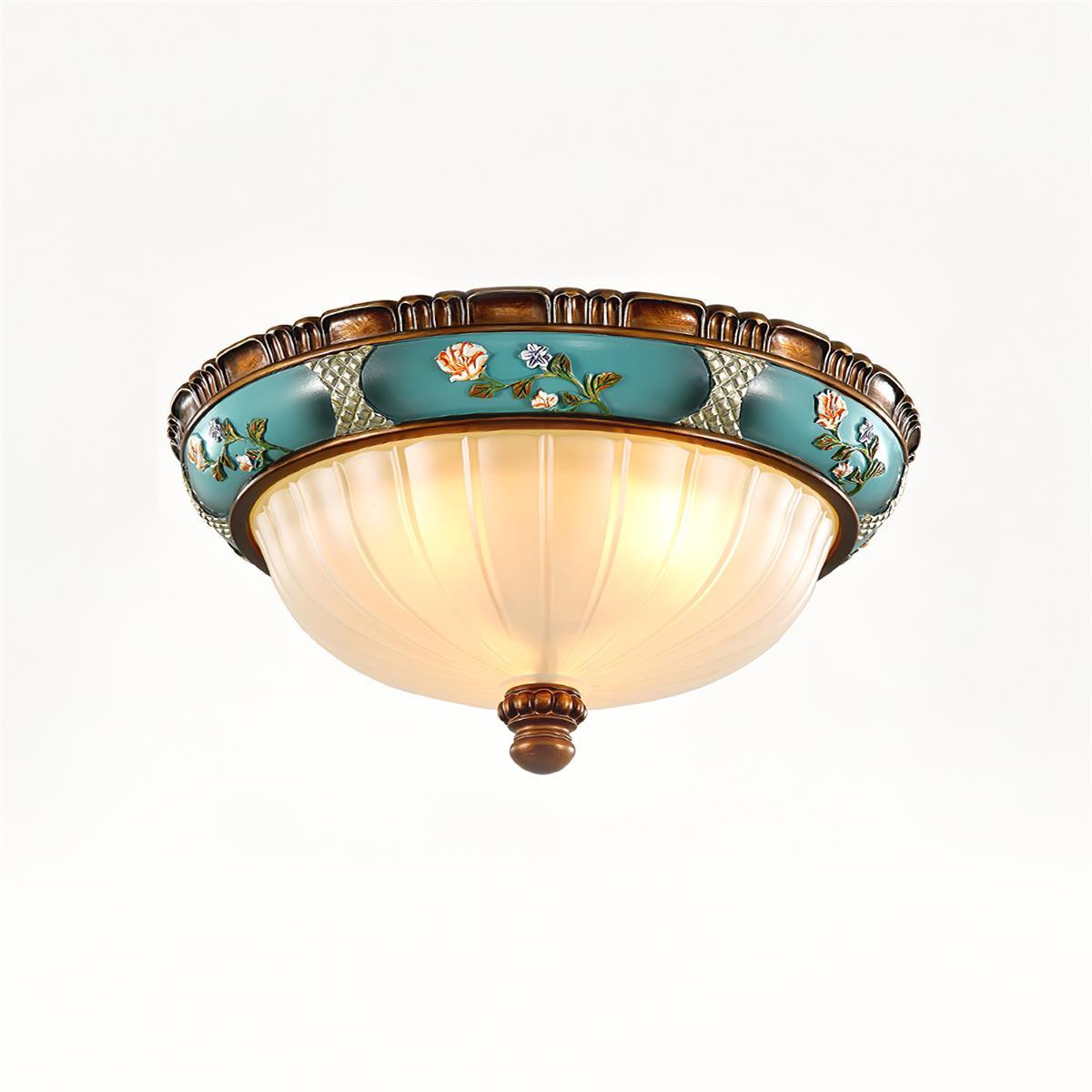 Retro Floral Resin Recessed Ceiling Light – CEENLI