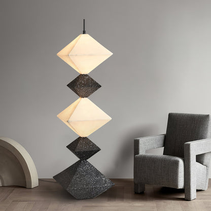 Rhombus Cube Floor Lamp