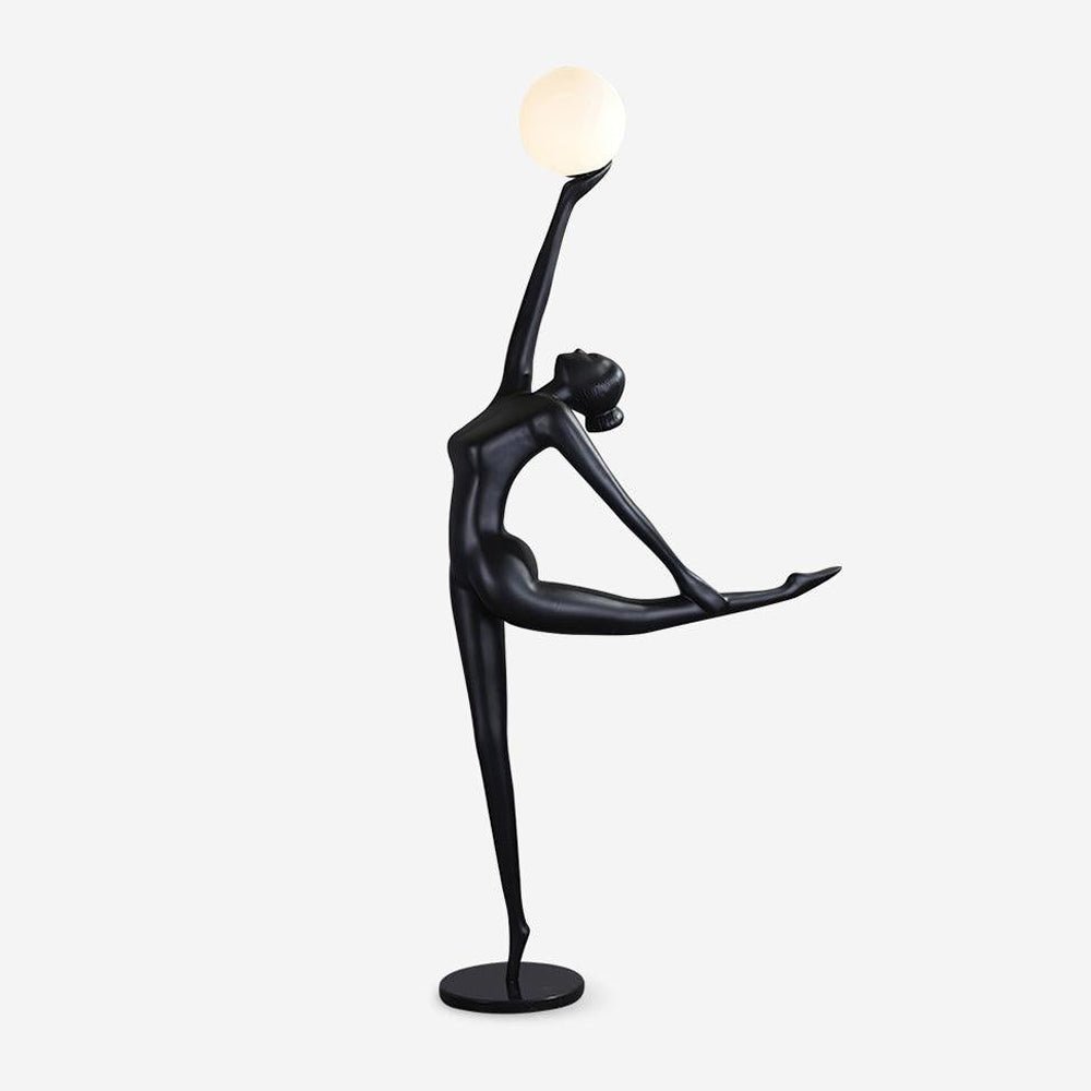 Rhythmic Gymnast Sculpture Floor Lamp