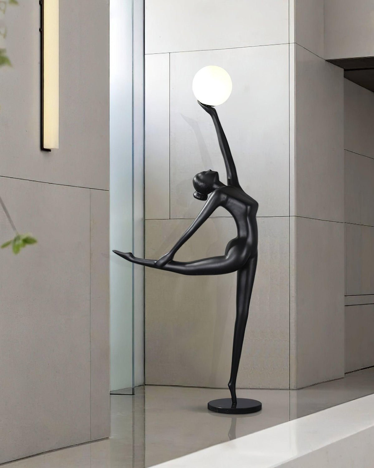 Rhythmic Gymnast Sculpture Floor Lamp