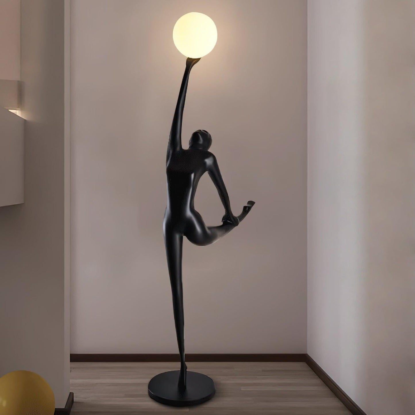 Rhythmic Gymnast Sculpture Floor Lamp