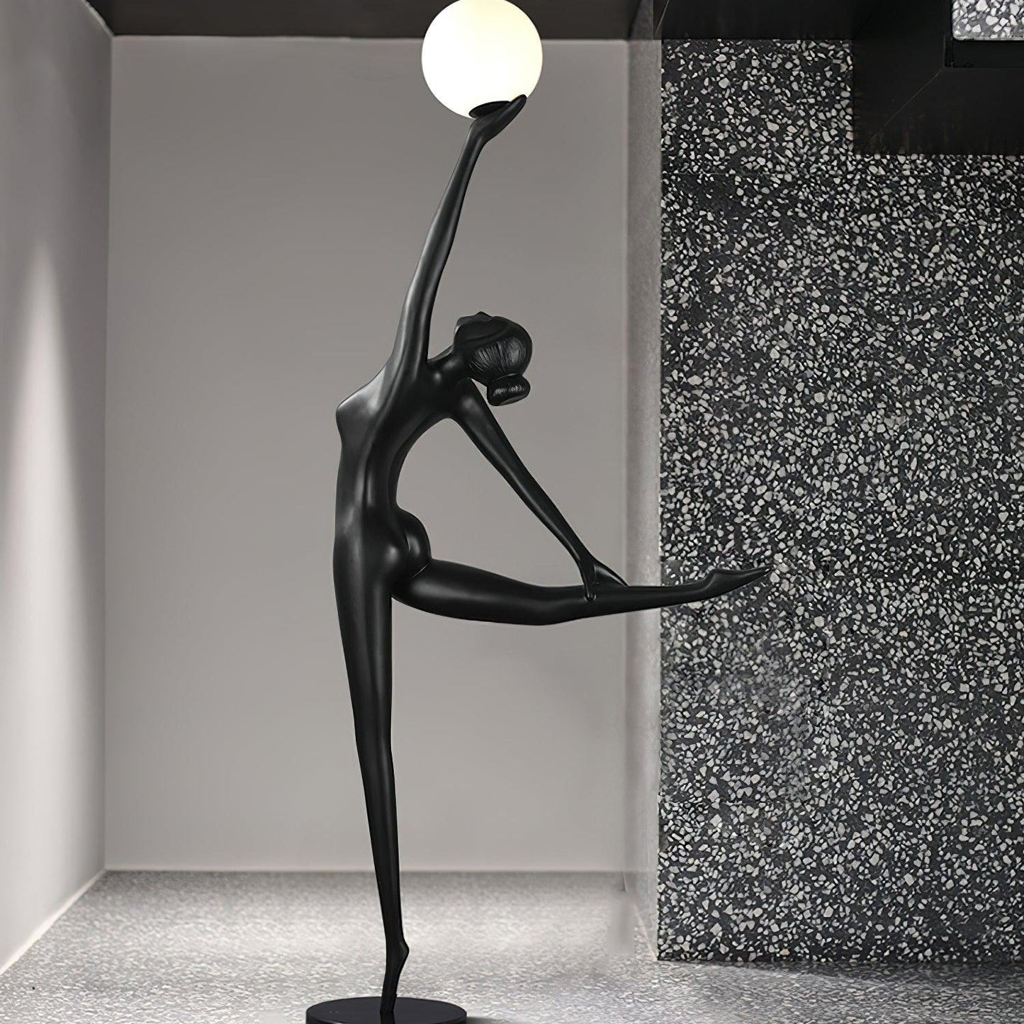 Rhythmic Gymnast Sculpture Floor Lamp