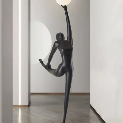 Rhythmic Gymnast Sculpture Floor Lamp