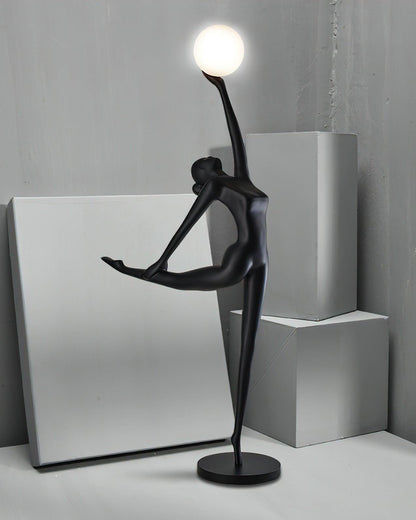 Rhythmic Gymnast Sculpture Floor Lamp