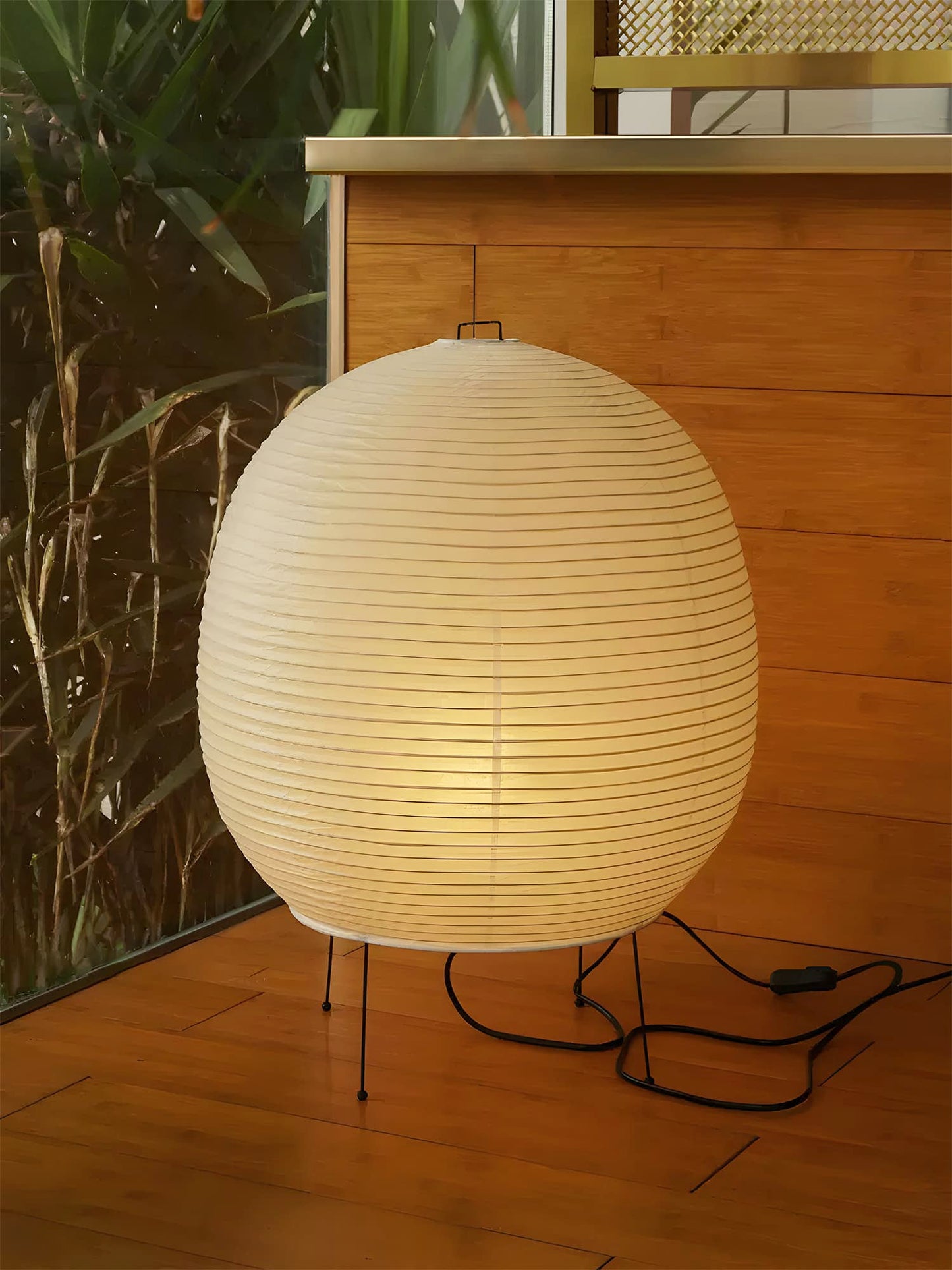 Rice Paper Lantern Table Lamp