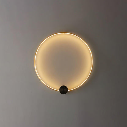 Ringförmige LED-Wandleuchte