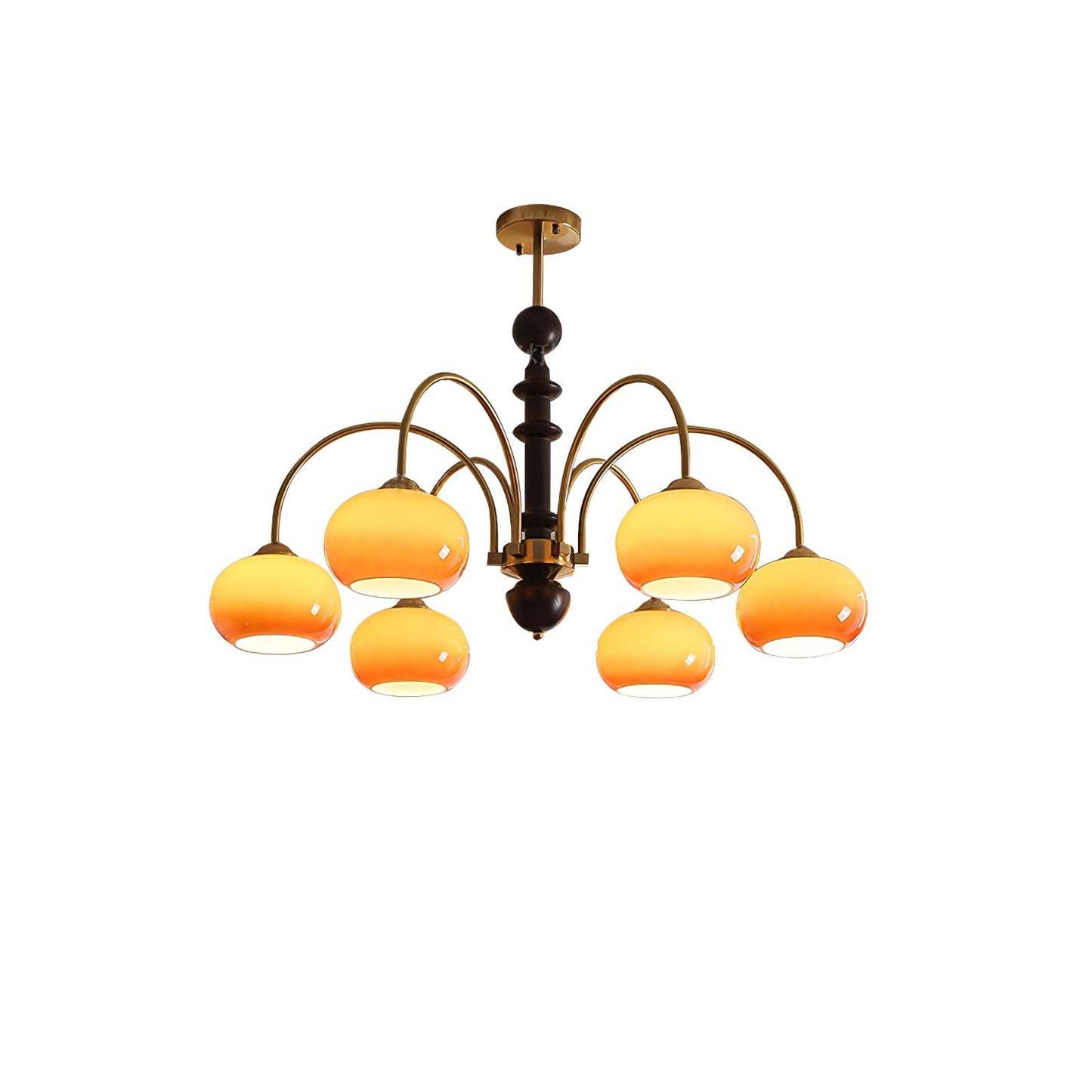 Ripe Persimmon Chandelier