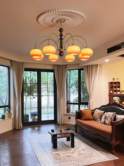 Ripe Persimmon Chandelier