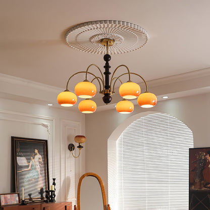 Ripe Persimmon Chandelier