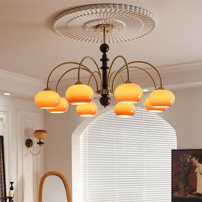 Ripe Persimmon Chandelier