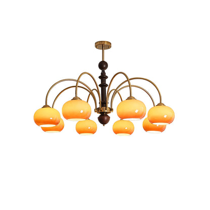 Ripe Persimmon Chandelier