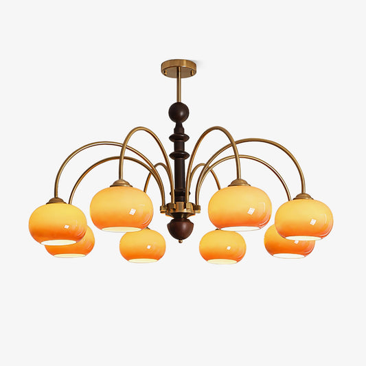 Ripe Persimmon Chandelier