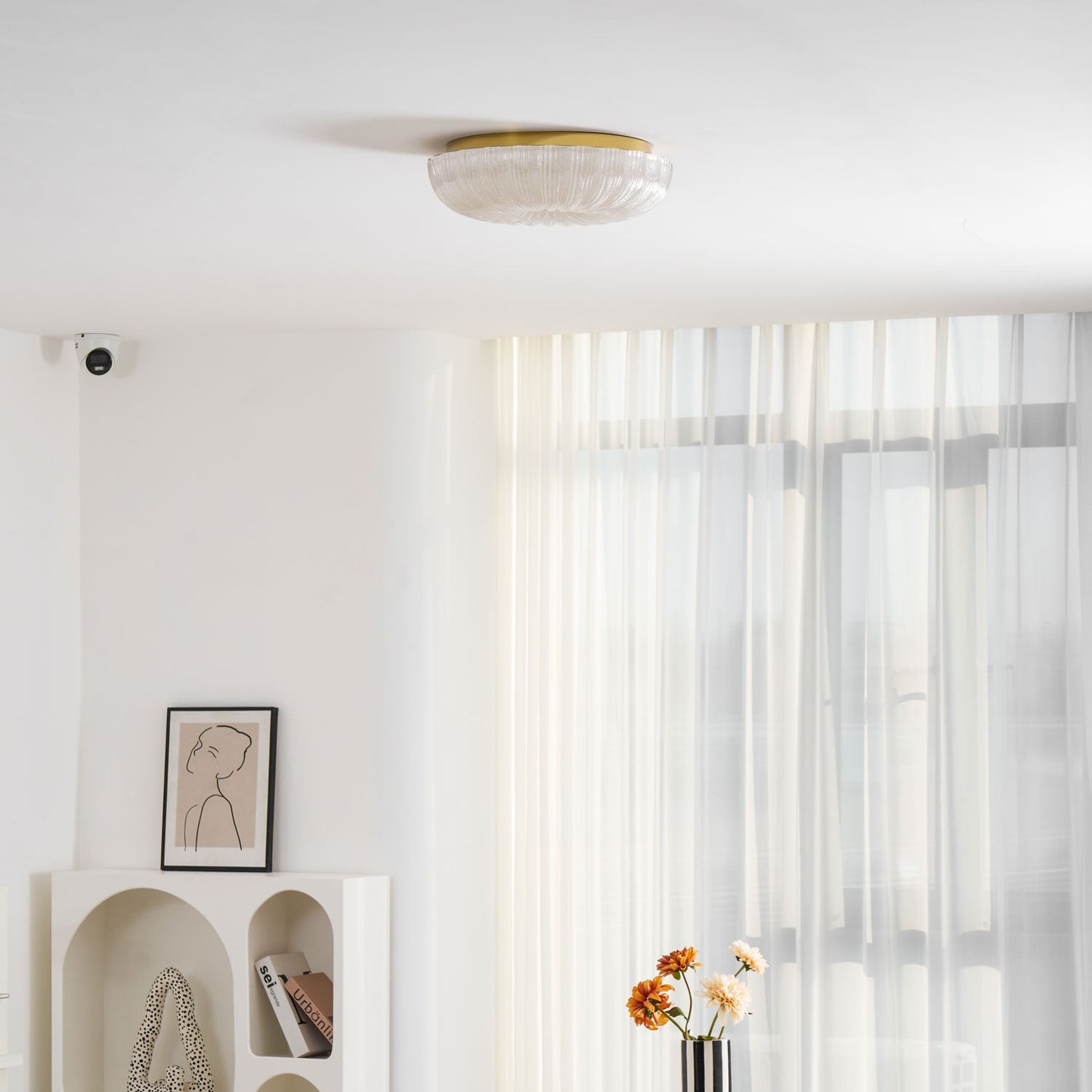 Ripple Glass Ceiling Light