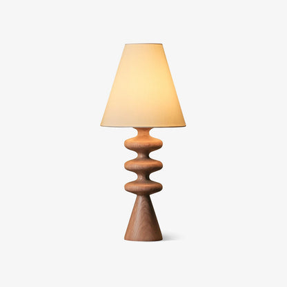 Ripple Wood Table Lamp