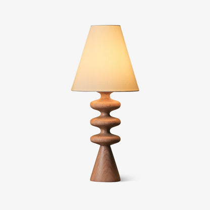 Ripple Wood Table Lamp