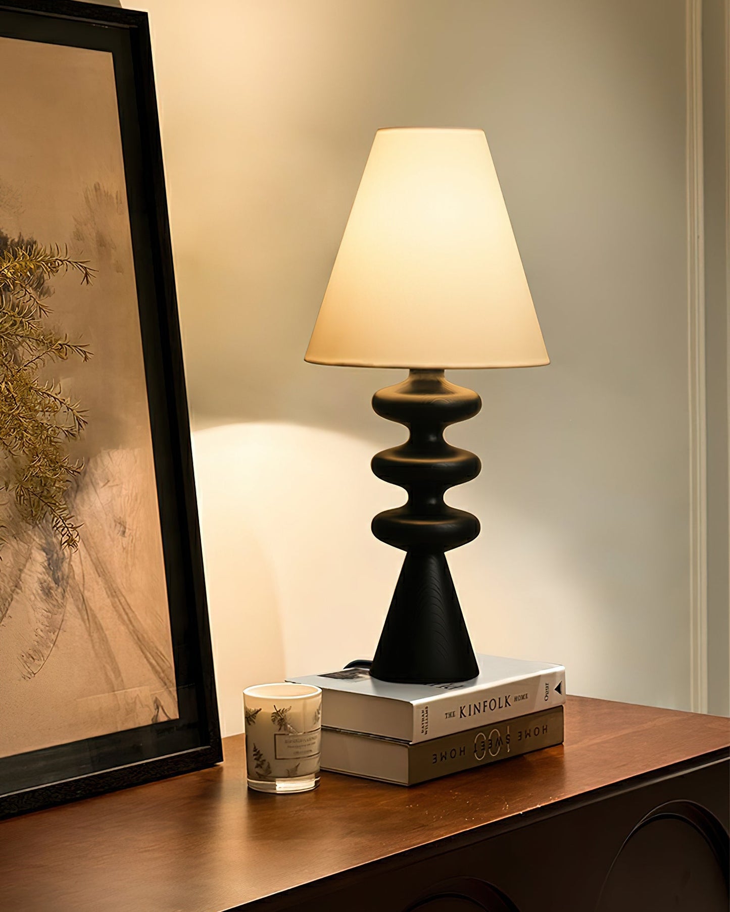 Ripple Wood Table Lamp