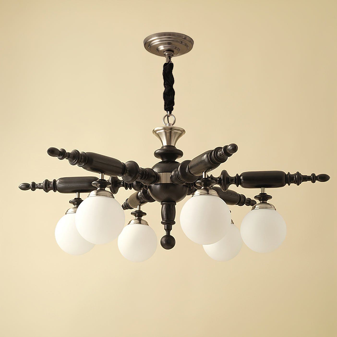 Rotating Stick Chandelier