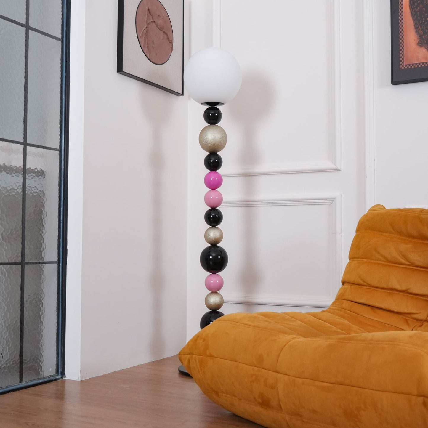 Round Balls Stacking Floor Lamp