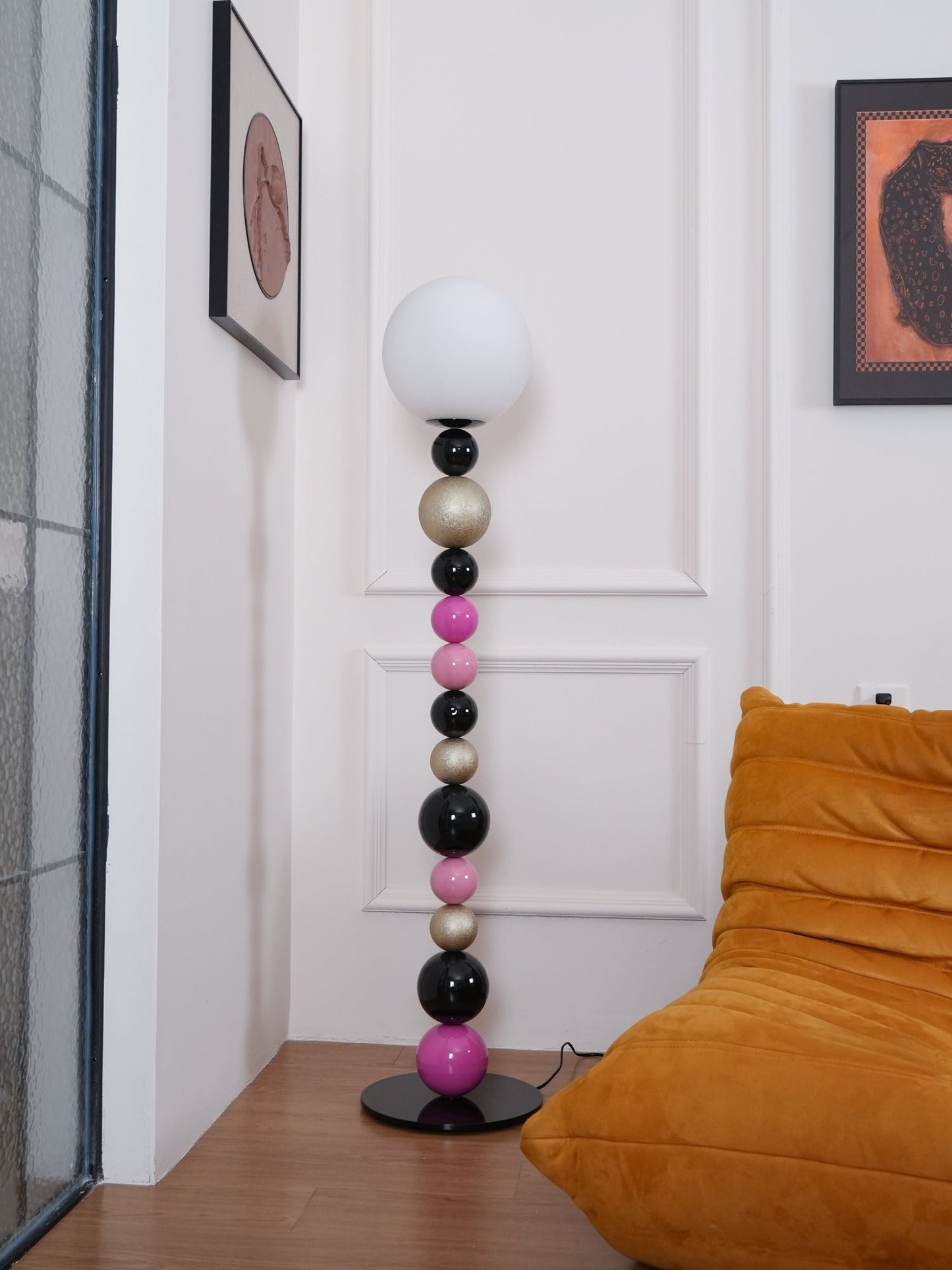 Round Balls Stacking Floor Lamp