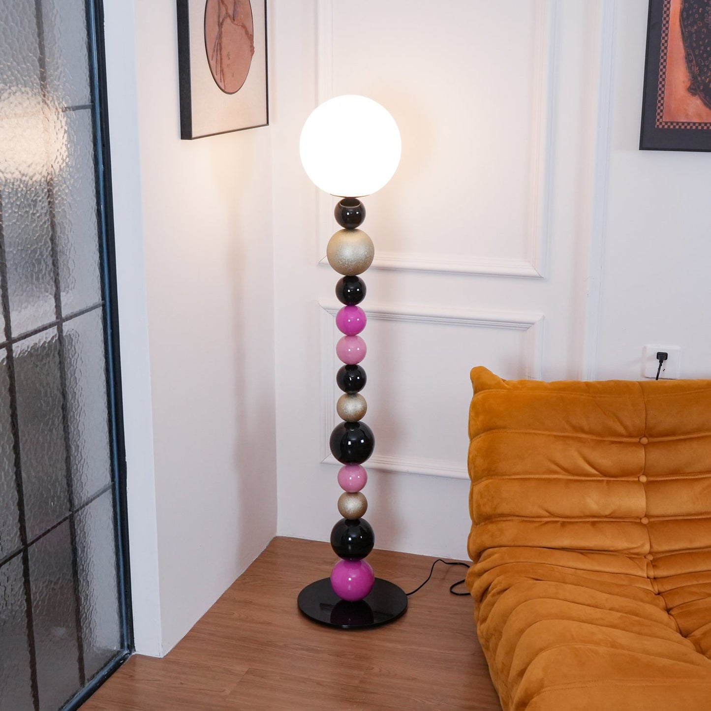 Round Balls Stacking Floor Lamp