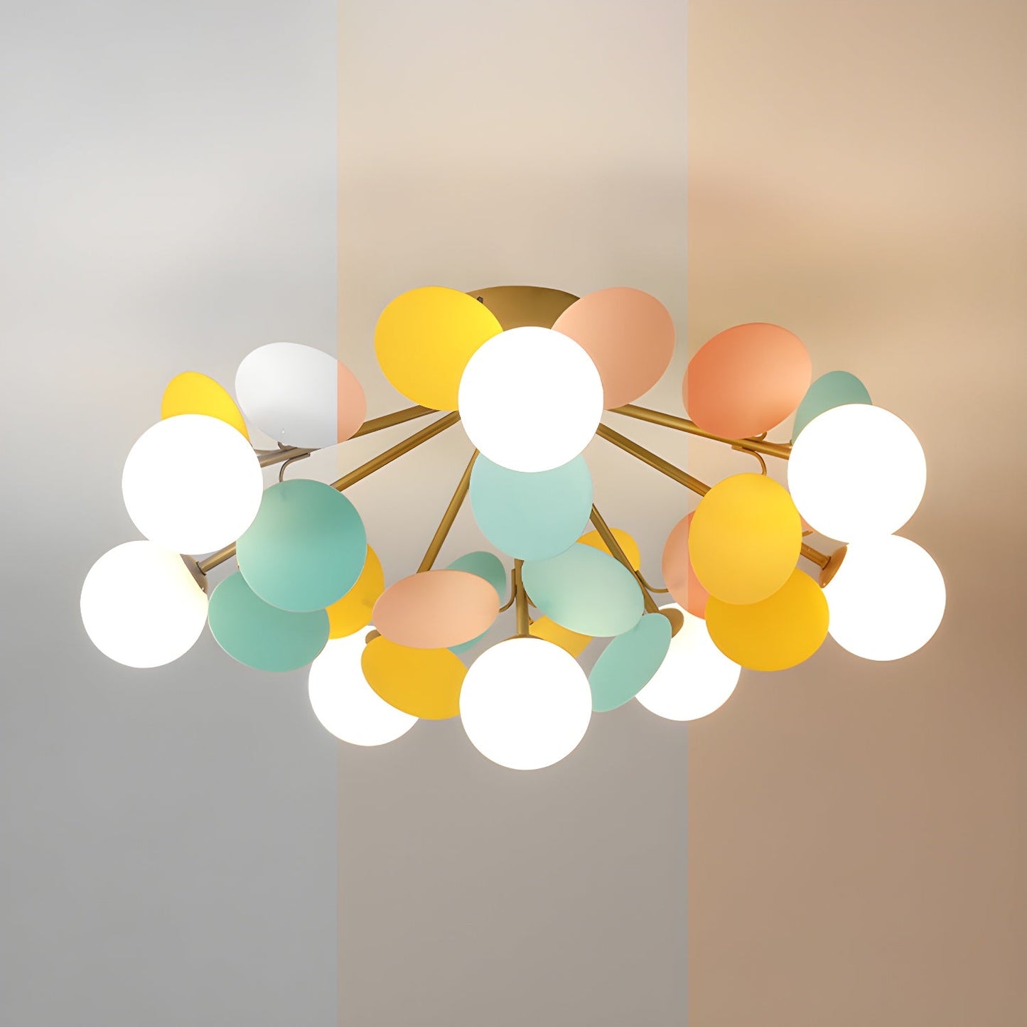 Round Macaron Ceiling Lamp