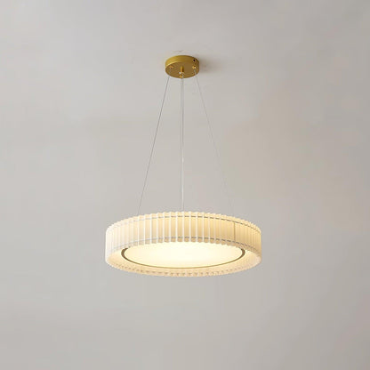 Round Pleated Pendant Lamp