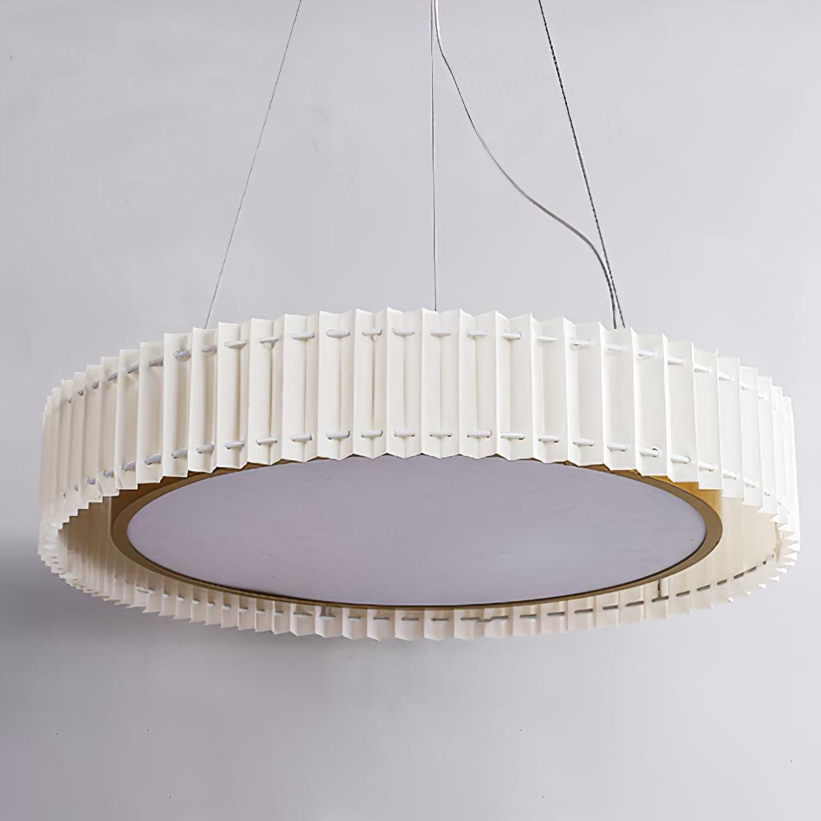 Round Pleated Pendant Lamp