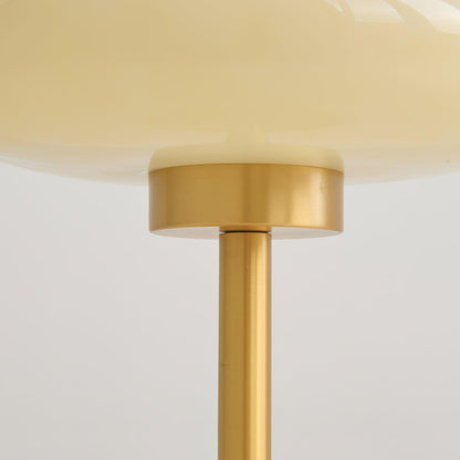Saturn Glide Glas-Tischlampe