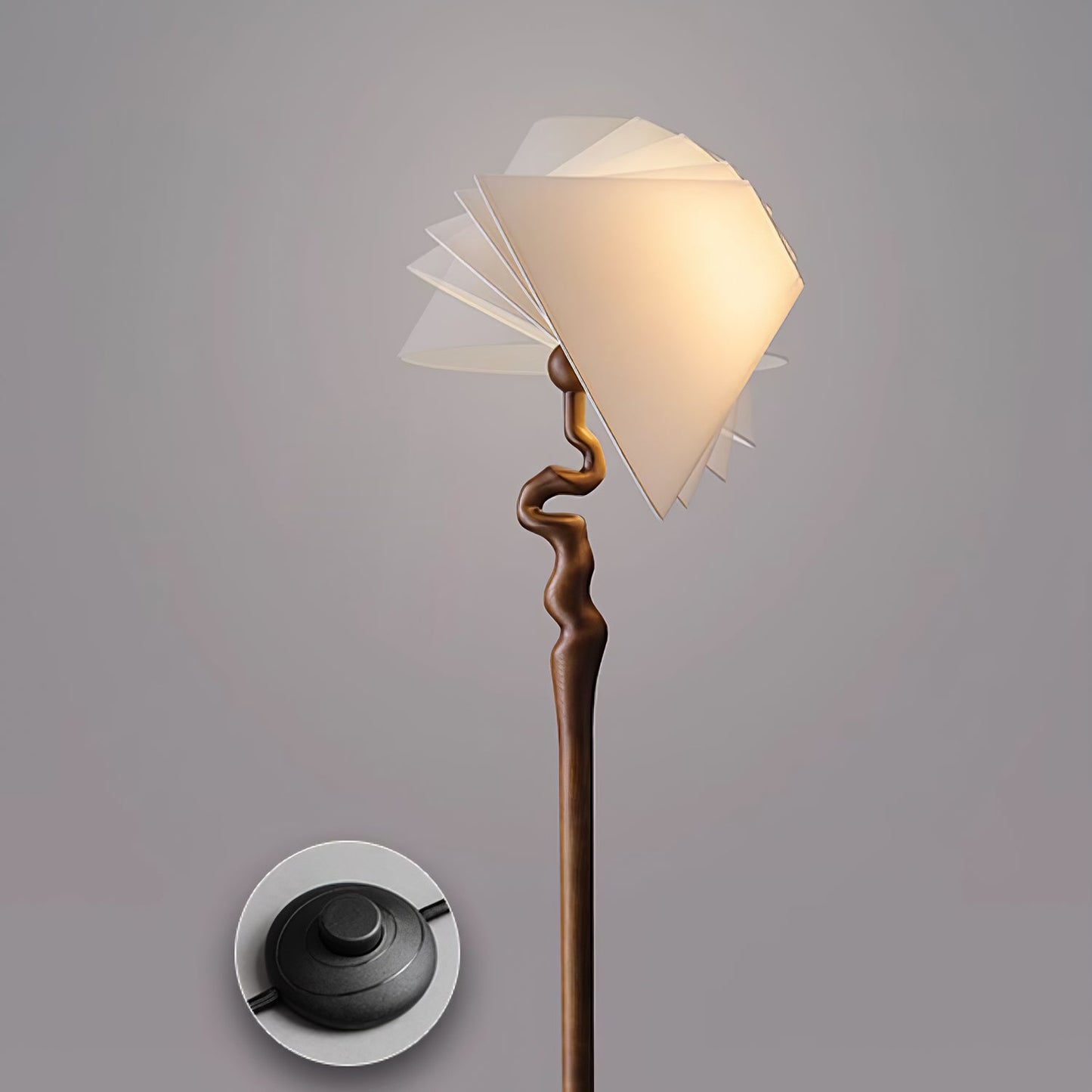 Serpentine Twist Floor Lamp