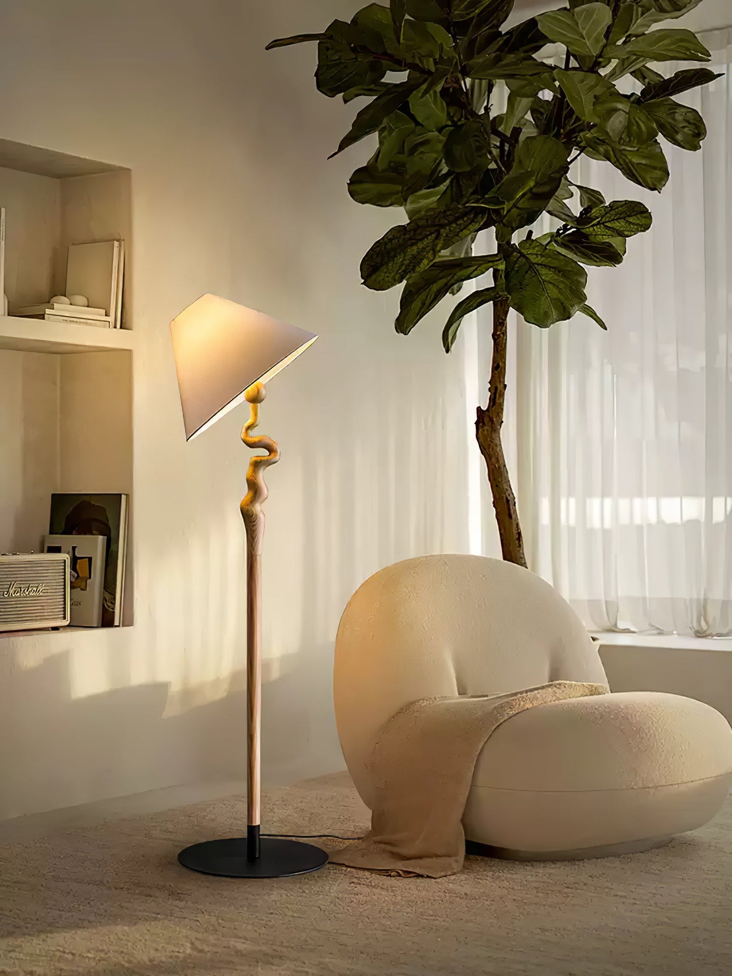 Serpentine Twist Floor Lamp