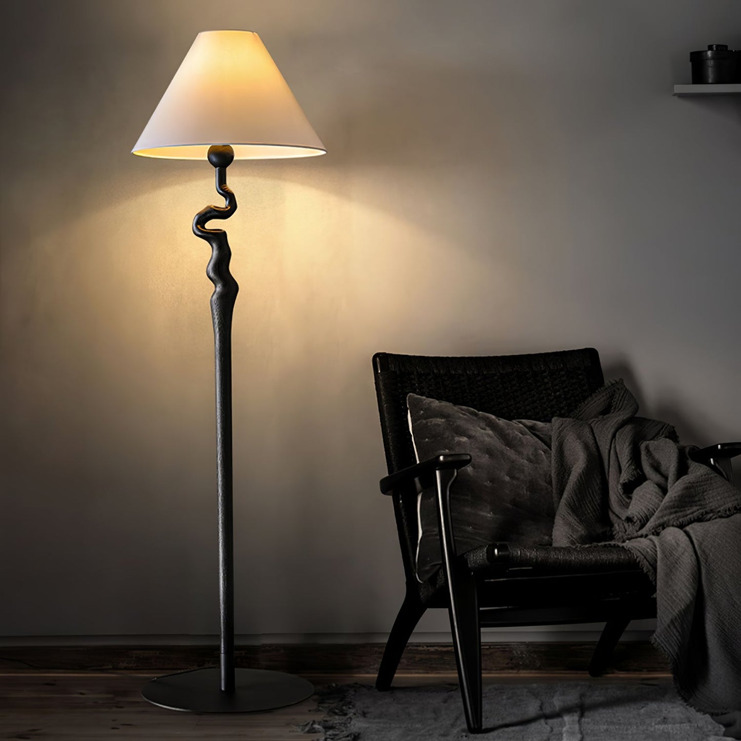 Serpentine Twist Floor Lamp